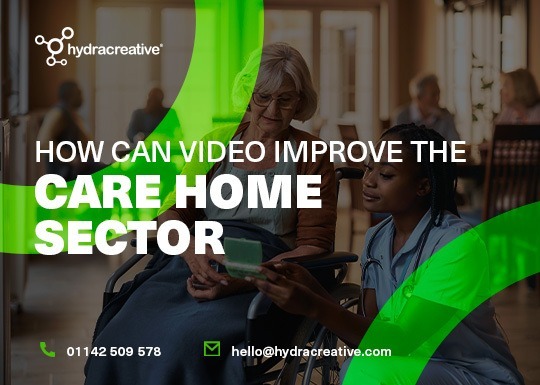 How can video improve the Care Home sector underlaid image